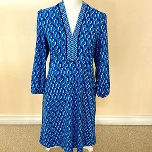 J. McLaughlin Midi Hexapop Geo Dress